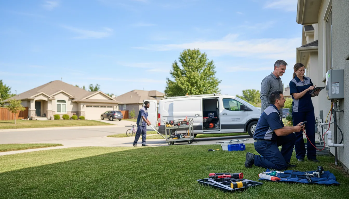 Tankless water heater service in Leola, AR